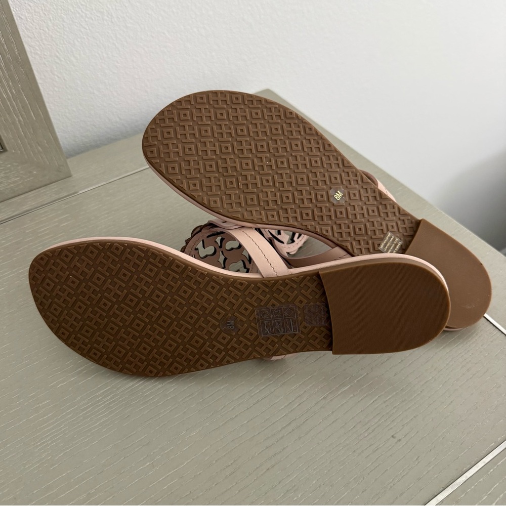 Tory Burch Miller Scalloped Sandals - Pink - Picture 5 of 5